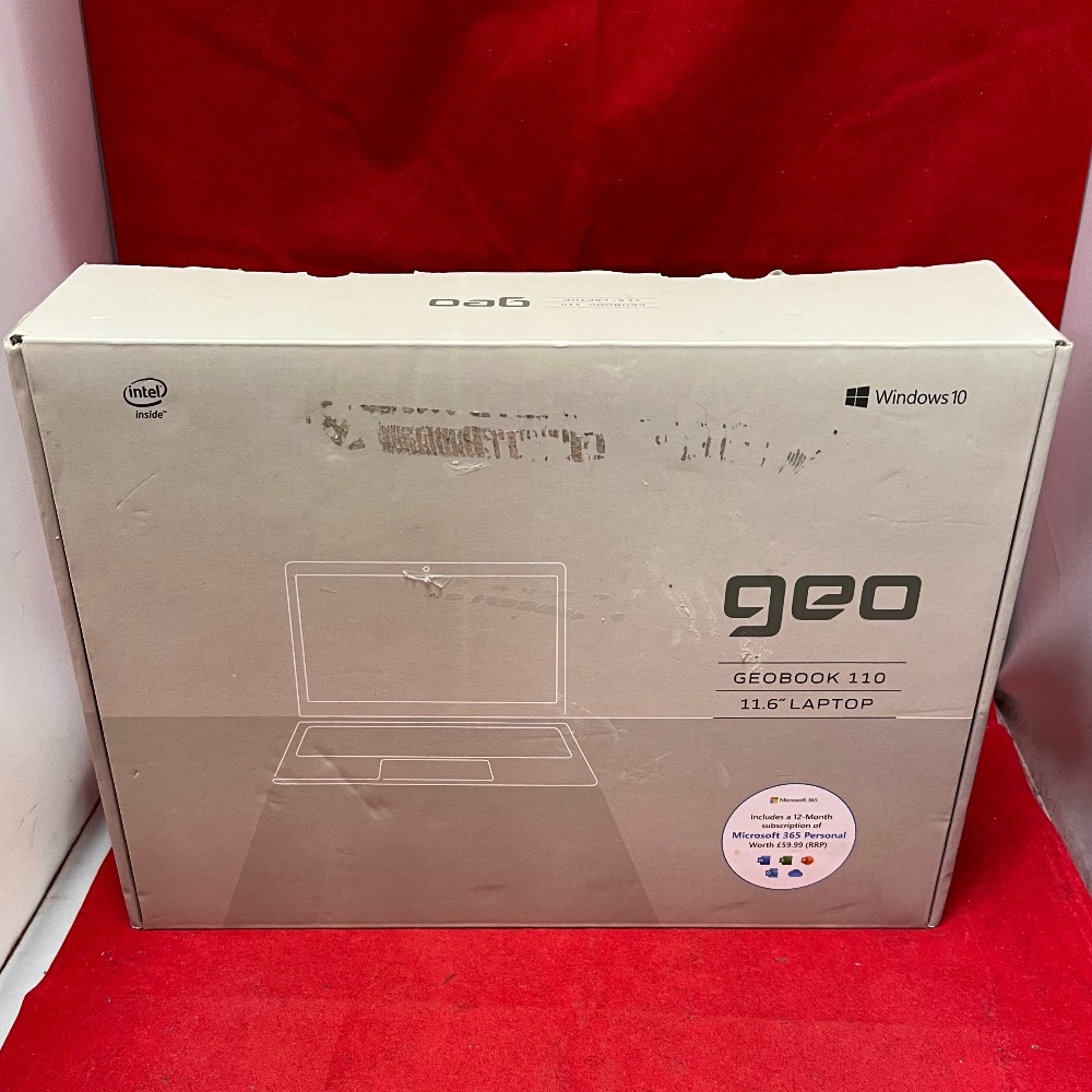 Power4Laptops Adattatore Alimentatore per Portatile Caricabatterie Compatibile con Geo GeoBook 140X